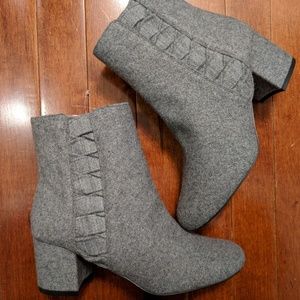 Nine West Grey Ankle Boots